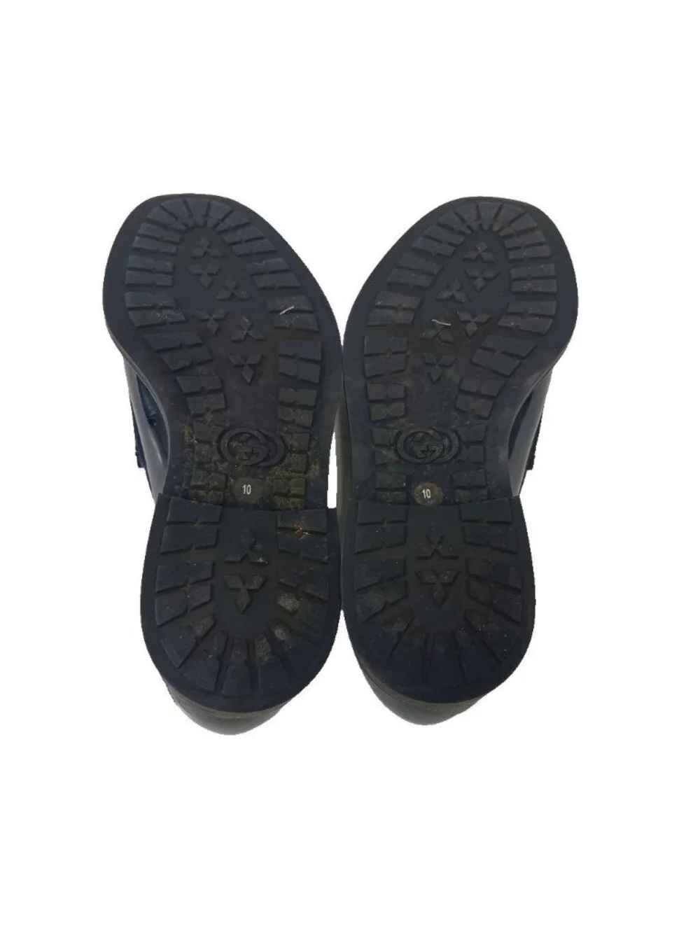 Gucci Horsebit Loafers Rubber Navy 10